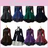 Elegantes Polyester-Schmetterlings-Schleifen-Saum-Langarmkleid