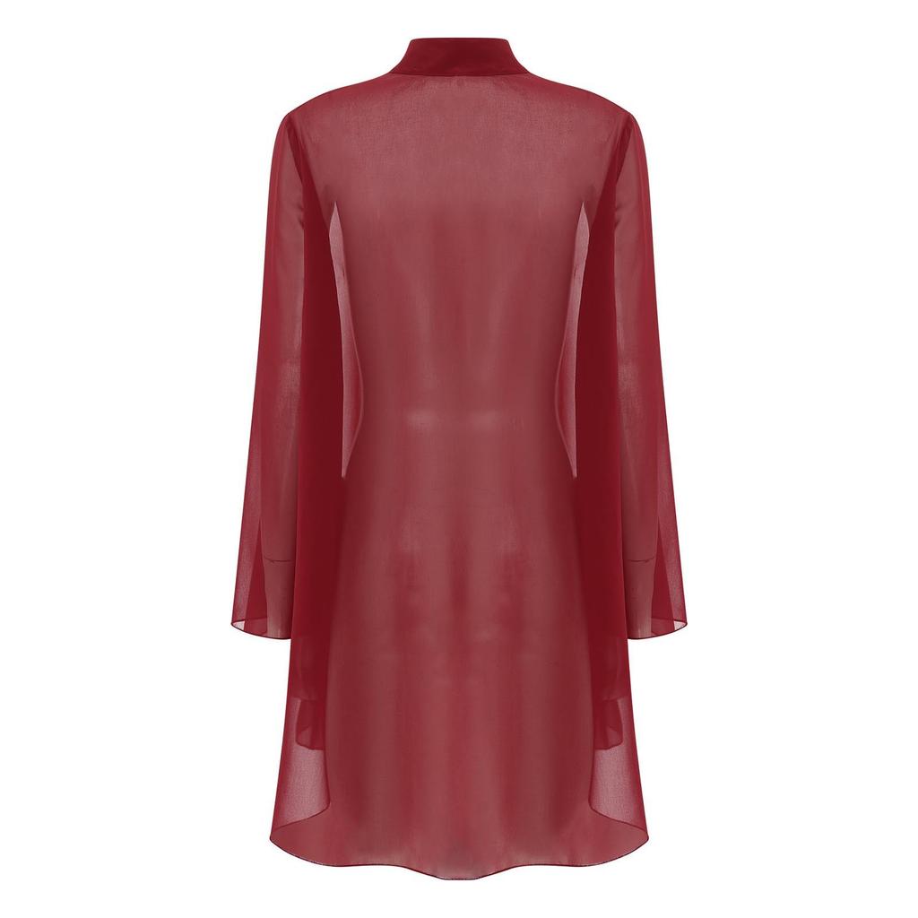 Kiiwah Bolero Femme Mousseline, Cardigan Court D'été à Manches 3/4 BoléRo Gilet Femme Chic et Elegant pour Mariage Cérémonie Robe Bretelle Maillot de Bain (Blanc