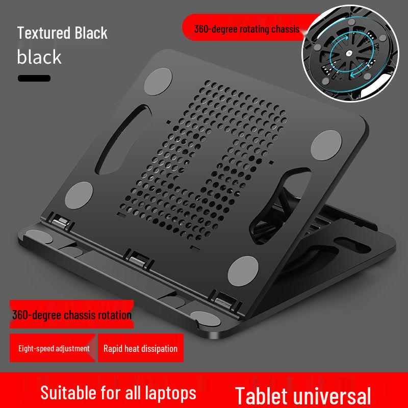 360° Rotating Rabbit Notebook Stand: Foldable, Adjustable Cooling Support