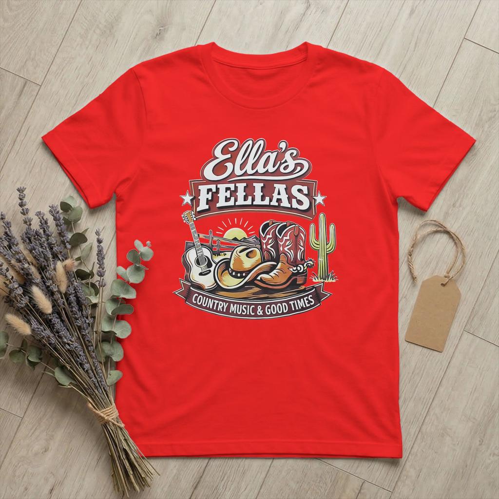 Vintage Elias Fellas Western Cowboy TShirts Unisex Crew Neck 100 Cotton T Shirt Country Funny Short Sleeve Tees Printed Merch