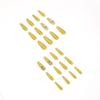 Mustard Yellow Green Wear Nail Butterfly Nail Art Full Diamond Nail Patch Whitening False Nail Nail Art