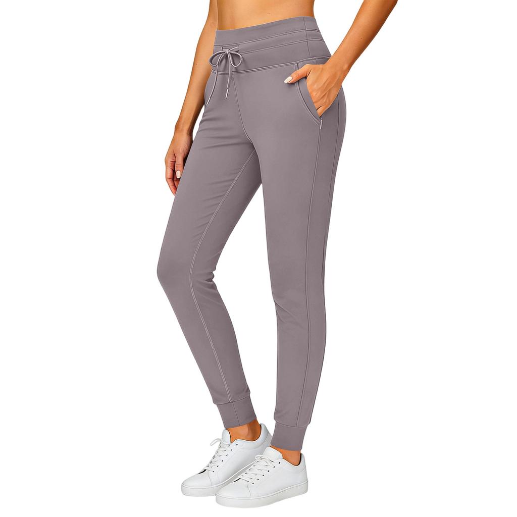 Women’s Jogger Sweatpants with Drawstring Waist and Side Pockets Athletic Fit Casual Lounge Pants for Daily Wear