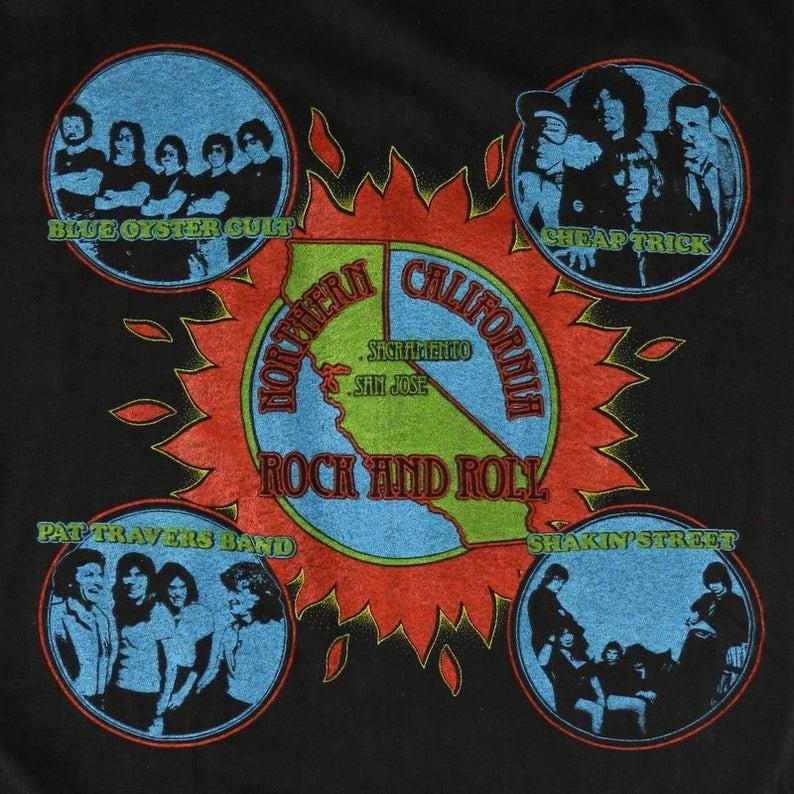 Blue Oyster Cult Bill Graham Presents Black Men S-234XL T-shirt Unisex T-Shirt M