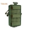 Tactical Molle Accessory Pouch Backpack Shoulder Strap Attachment Bag with Double-Zipper Pocket Tactical Molle Tool Pocket for Outdoor Activities
