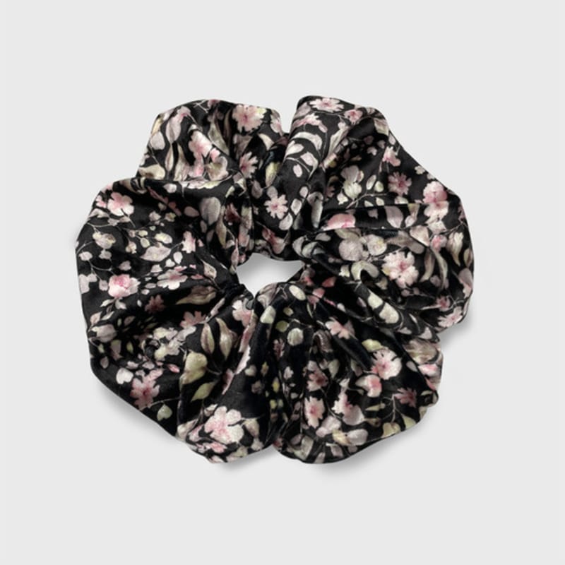 Jean Paul Clarisse Flower Velvet Scrunchie JP-22-175S
