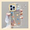 Applicable To Apple 15 Mobile Phone Case Iphone14 Graffiti Color Love 13 Mirror 12pro Transparent Soft Edge Xs/xr