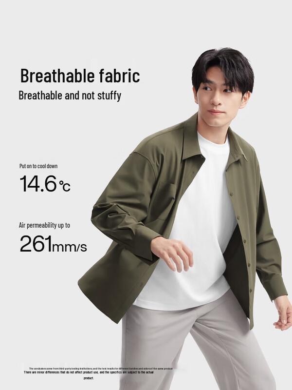 

Men s UPF50+ Loose Fit Ice Silk Sun Protection Shirt