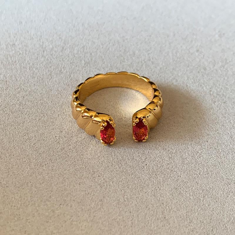 Unique Stylish And Colorful Gemstone Ring For Women With Adjustable Size Comfort For