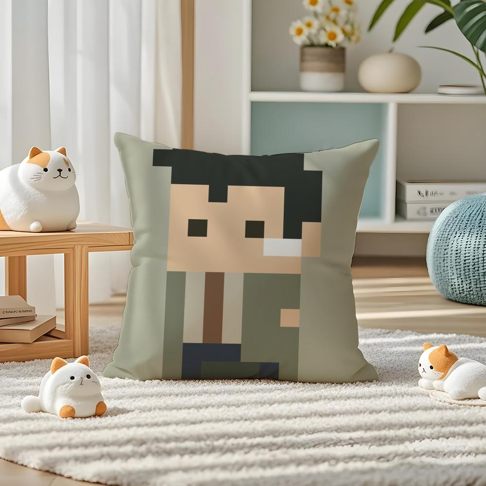 1 Stück A-Ace Attorney Kissenbezug Seidig Elegant Komfort Sofa Bett Versteckter Reißverschluss