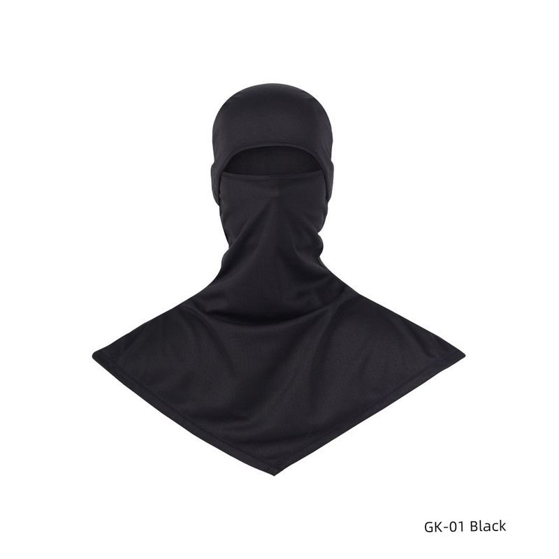 

Ruidong Sun Protection Fishing Headgear Men s and Women s Outdoor Full Face Sweat-Absorbent Breathable Quick-Drying Neck Shawl Cycling Mask GK-01 Black All yards