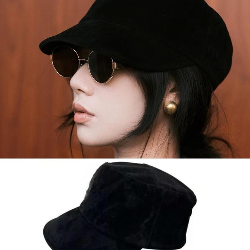 Винтажная замшевая шляпа для верховой езды