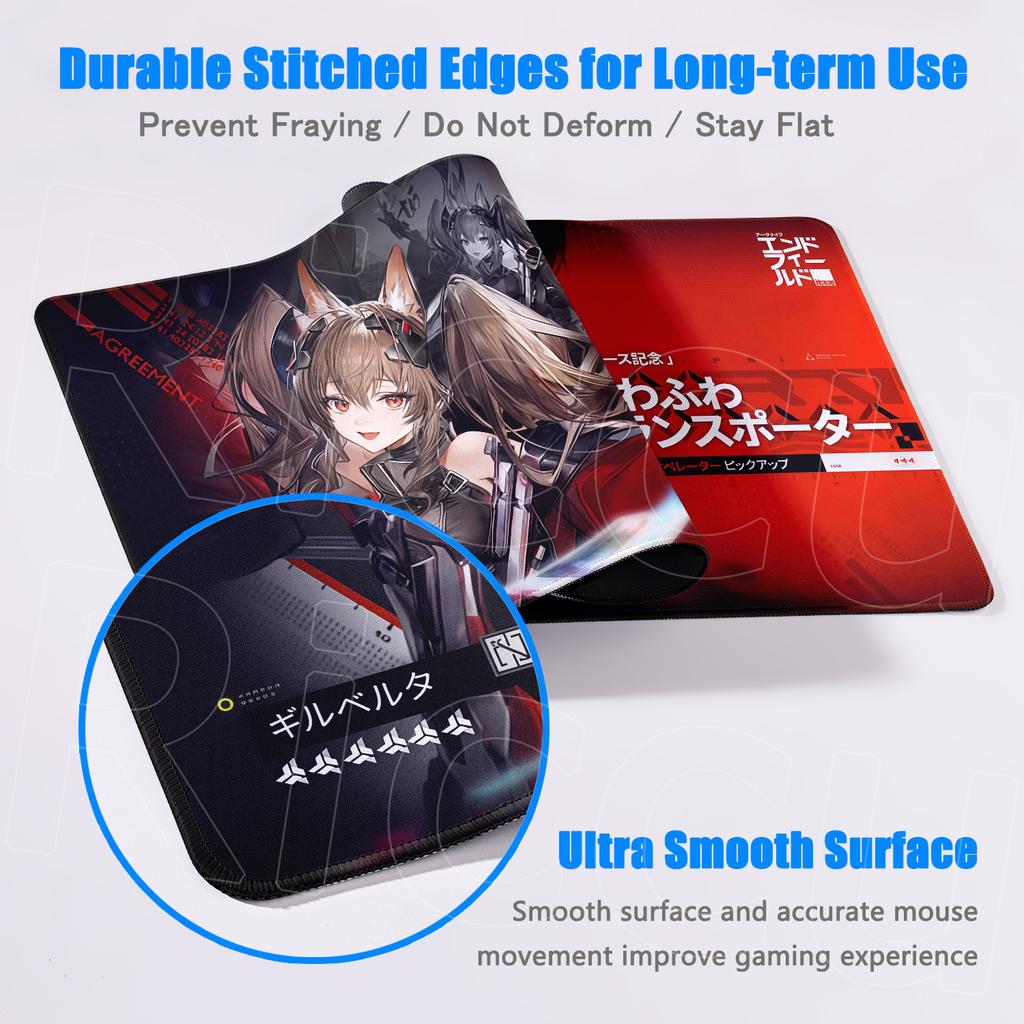 Desktop Decoration Keyboard Protection Mat Game Arknights Endfield Gilberta E-sport Mouse Pad Washable Office Rug PC Accessories