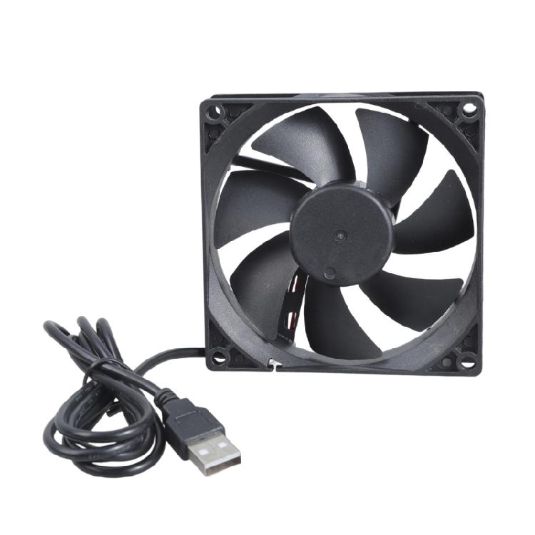 Energy Efficient 90mm USB Cooling Fan 5V Silents Operation for LED Lighting Air Purifier Electronics