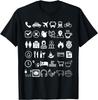 Reisfoto's voor Taalvertaling Iconen om naar te Wijzen T-shirt