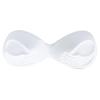 Plus Size Thickened Palm-Shaped Push-Up Heart Bandeau Bra with Padded Sponge Inserts