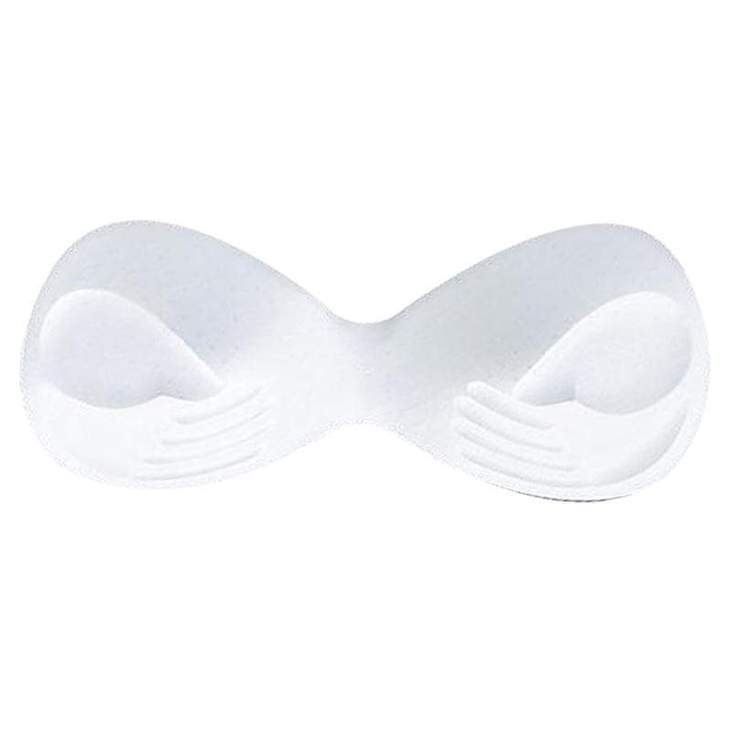 Plus Size Thickened Palm-Shaped Push-Up Heart Bandeau Bra with Padded Sponge Inserts