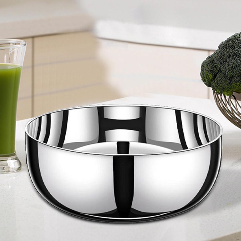 Tiefe Edelstahl Rührschüssel, Salat Obst Und Gemüse Antihaft-Ei Waschbecken für