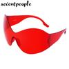 Rimless Butterfly Sunglasses Women Men Streetwear Y2K Sun Glasses for Female Oversized Punk Sunglass Male Sports Goggle Unisex