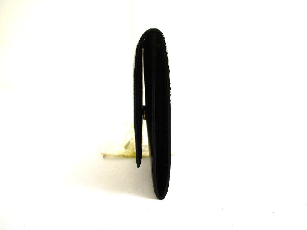 Authentic Cartier Pasha de Cartier Black Leather Gold H/W Coin Purse #b237 Open box