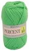 Richmore Percent Yarn, Medium Weight, Col. 109, Yellow-Green, 40g, Approx. 120m, Pack of 10, 017