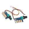 DC12V 4 Channel PWM Fan Speed Controller Knob Board for Fan Noise Reduction and Airflow Control In PC Computer Cases