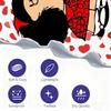 Red Heart Cartoon Girl Beach Towel Flat Print Large Sand Free Towel for Beach Holiday Travel Souvenir Gift Home Wall Decor