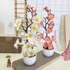 Plum Blossom Faux Plant With Plastic Stem For Wedding Decorations And Photography Props