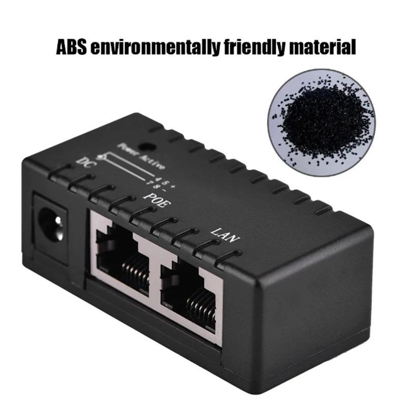 10/100Mbps POE Converter 5V-48V POE Combiner Splitter Adapter Injector Power for CPE Wireless IP Camera Power Over Ethernet