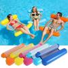Amaca gonfiabile ad acqua con schienale galleggiante, drenaggio superiore, sedia da piscina, sedia galleggiante per feste, divano, letto galleggiante pieghevole estivo