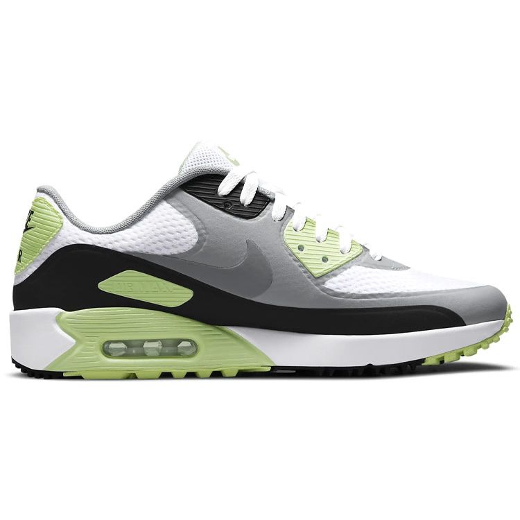 Nike Pantofi de sport pentru bărbați Air Max 90 Golf, alb, gri, negru, fum deschis, gri CU9978-104