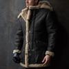 Autumn and winter orders surge suede artificial fur Amazon hooded fur collar thickened coat men's coat European size jacket