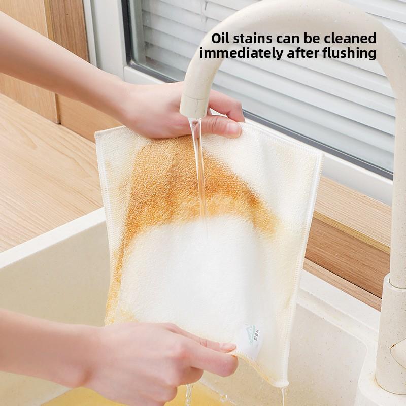 Kitchen Special Non-stick Absorbent Lint-free Household Thickened Cleaning Cloths