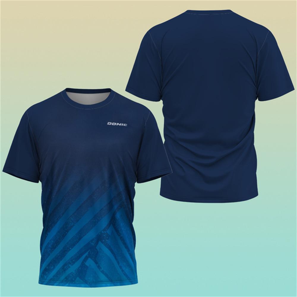 3D Boutique Table Tennis Jerseys Training T Shirt 2024 New Style Sweat Absorbent Comfortable Top Table Tennis Shirt Cloth Jersey
