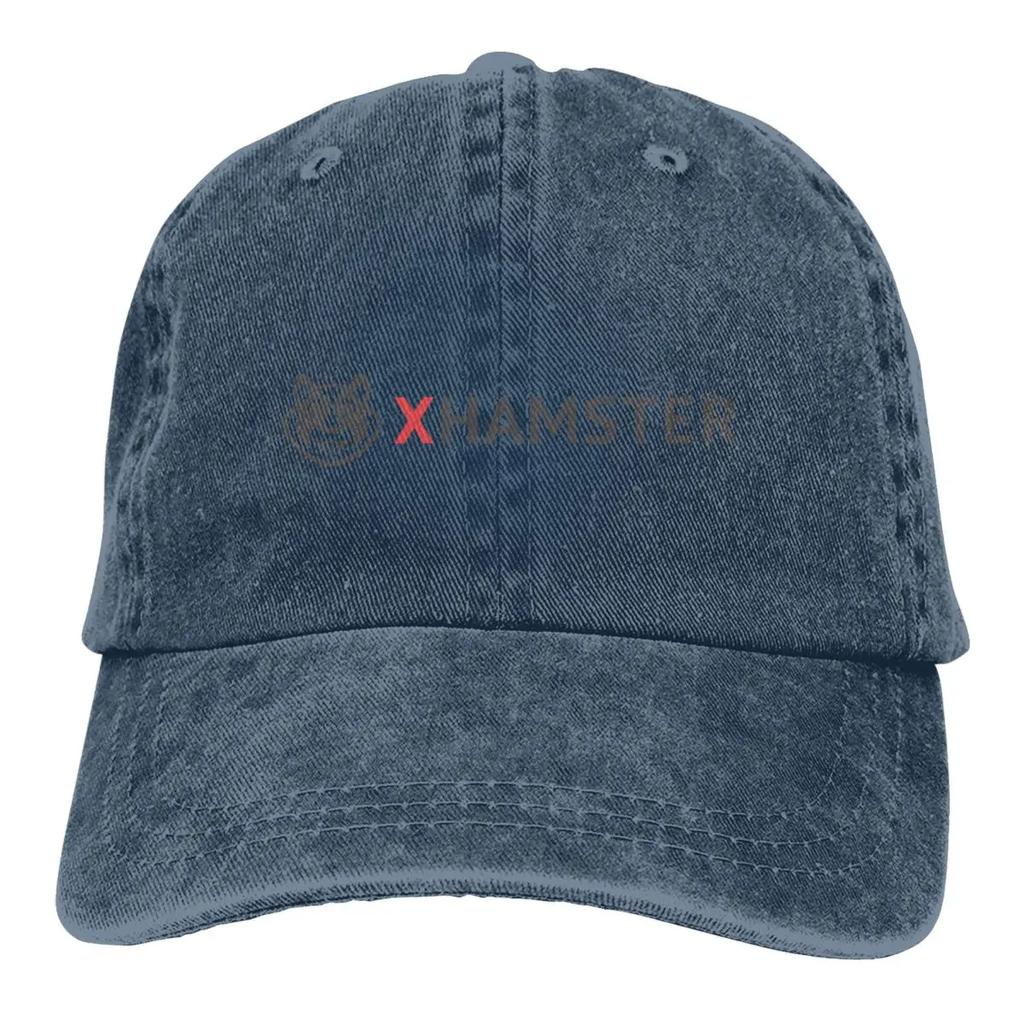 XHamster Outfit Men Women Baseball Caps Distressed Denim Hats Cap Retro Outdoor Summer Adjustable  Hat