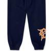 New MLB Knitted Sweatpants Unisex Blue 3APTB0526-46NYD