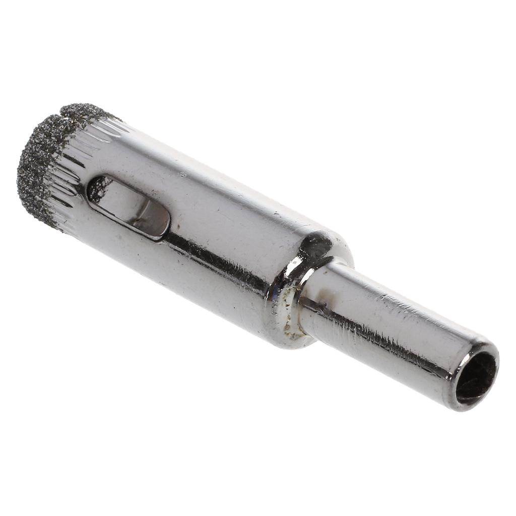 14mm Cutting Dia 51mm Long Diamond Coated Tile Glass Hole Saw Cutter 3pcs