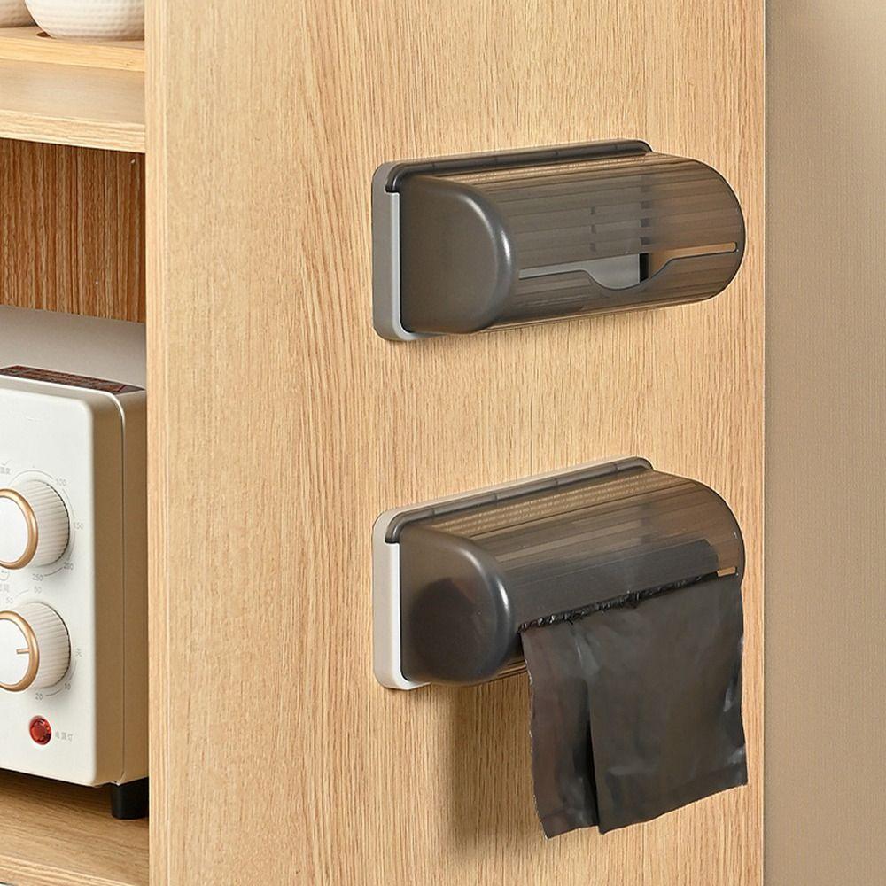 Wandmontierte Müllbeutel-Aufbewahrungsbox, Ausziehbarer Einkaufstaschenhalter, Müllbeutelspender, Küche