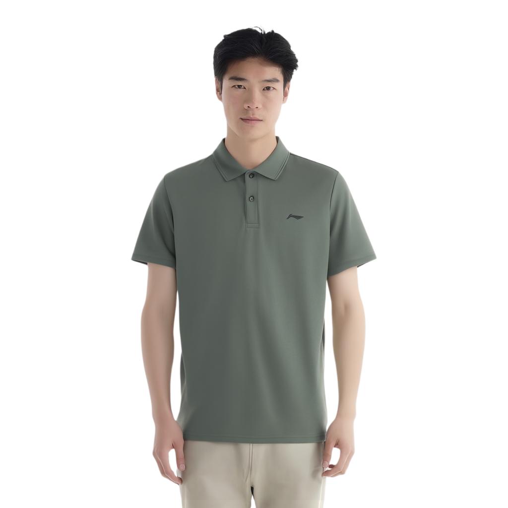 Li Ning Polo Shirts Men's Polo Collar Moderate Straight Fit APLU139-5