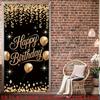 Happy 55th Birthday Door Curtain Celebrating Anniversary Polyester 89.92x179.83cm Home Decor