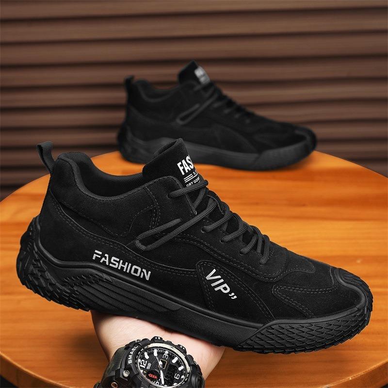 

Summer Increase Anti-slip Low-top Casual Sports Shoes Retro Fashion Shoes Labor Protection Shoes Work Shoes 44 чорний