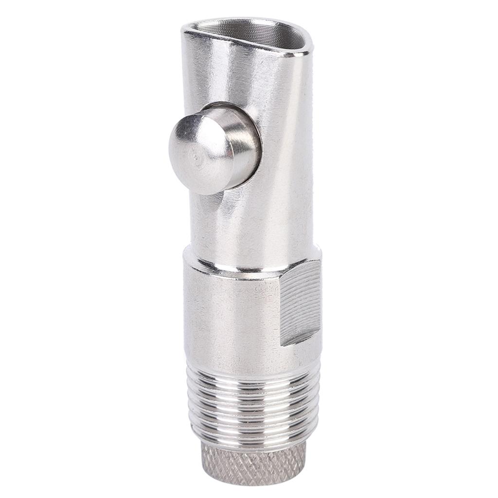 5Pcs DN15 Stainless Steel Flat Nozzle Automatic Pig Drinker Farm Accessory for Cattle Sheep Pig68mm