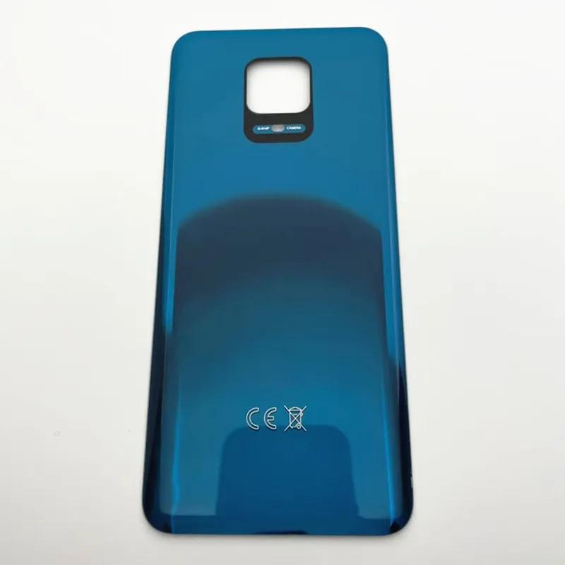 3D Glass Battery Back Cover For Xiaomi Redmi Note 9S Note 9 Pro 64MP Panel Rear Housing Case Replace Camera lens