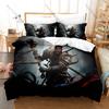 Remnant From the Ashes Pattern Duvet Cover + 2 Pillowcases, Stylish Soft Bed Linens for Game Lovers