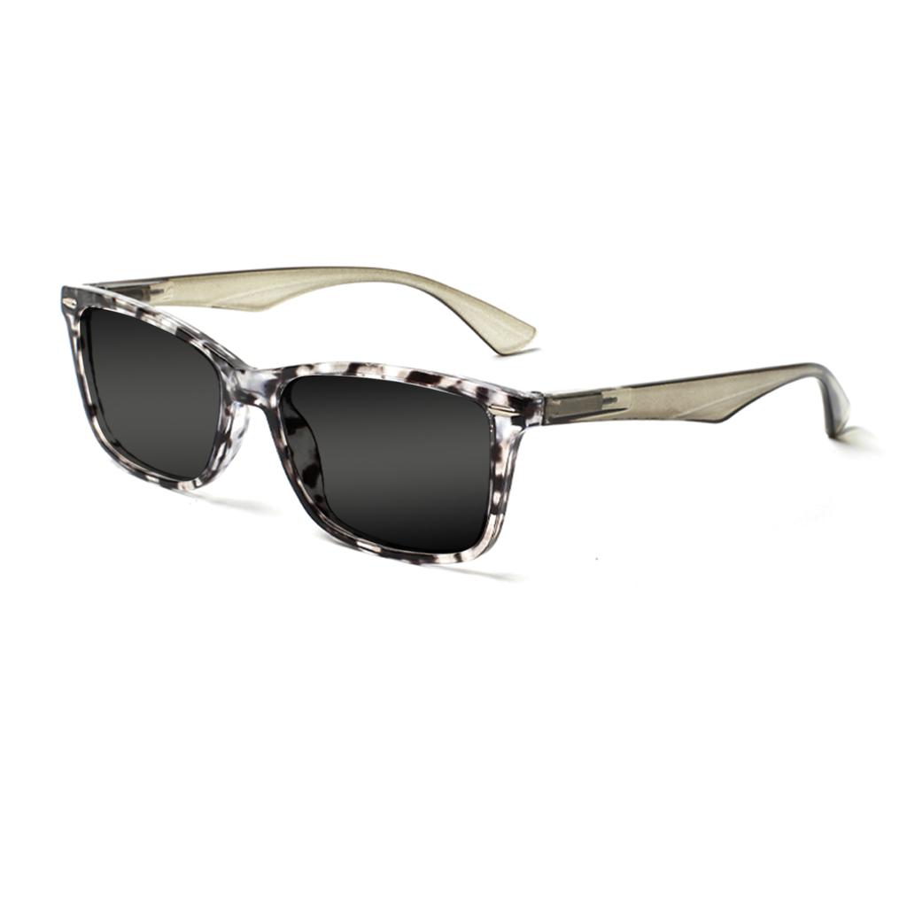 TUREZING Reading Glasses for Women Men Fashion Gray Lens Sunglasses Outdoor Travel Sunshade Prescription Eyewear