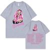Singer Karol G Tropicoqueta Tour 2026 Graphic T Shirts Fashion Aesthetic Short Sleeve Tshirts Unisex Unisex Casual Cotton Tshirt