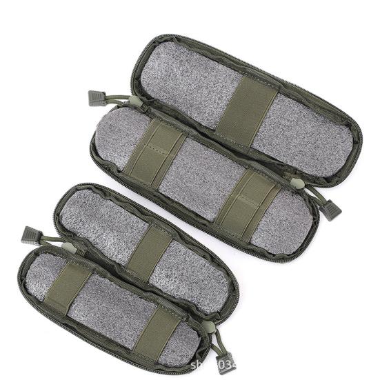 Přenosný venkovní nylonový elastický zip Nůž na svítilnu Úložné pouzdro Pouzdro