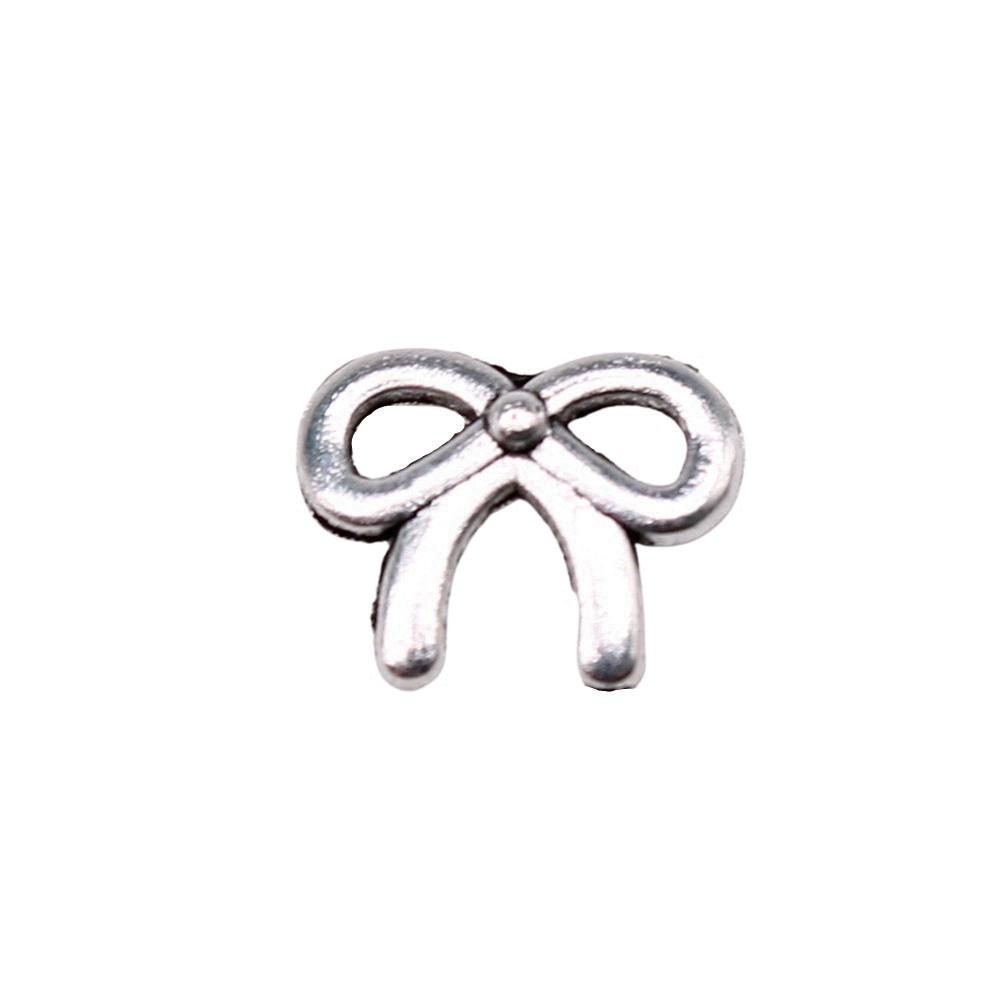 Double Hole Bow Connectors Cute Ribbon Charms For Earring And Bracelet Making
