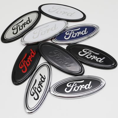 11.5X4.5cm Car Logo Rear Trunk Emblem Sticker Accessories For Bronco Everest Mustang Thunderbird Mach-E GT Badge Decoration