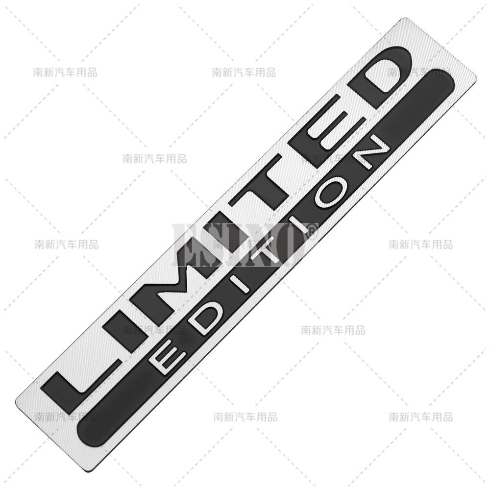 3D Limited Edition Special Edition Car Trunk Aluminium Badge Emblem Fender Rear Body Tailgate Accessories Adhesive Styling Badge