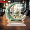 2D Acryl Halbmond Schloss Ornament Ramadan Festival Dekoration Eid Al-Fitr Mubarak Islamisches Tischschild Heim Party Events Dekor